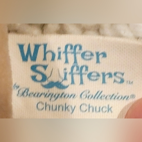 Whiffer Sniffers Chunky Chuck Plush Chocolate Chip Cookie Scented Bearington - Picture 4 of 4